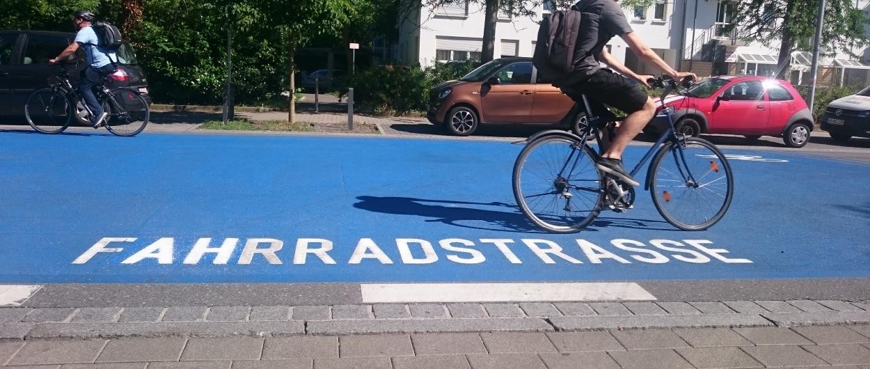 Fahrradstraße (Foto: Stadt Konstanz)