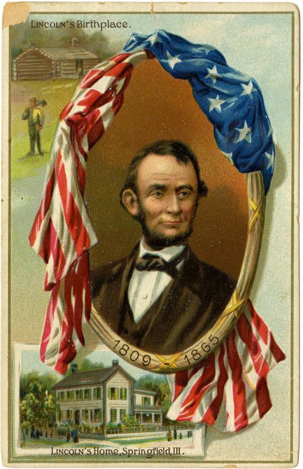 Postkarte Lincoln © Sammlung Engelsing