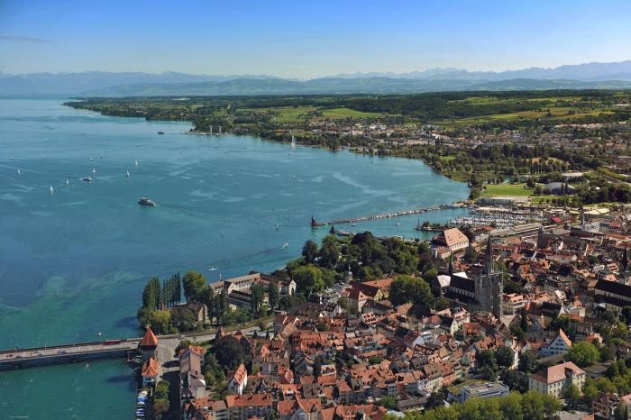 Luftbild von Konstanz