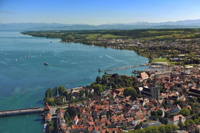 Luftbild von Konstanz