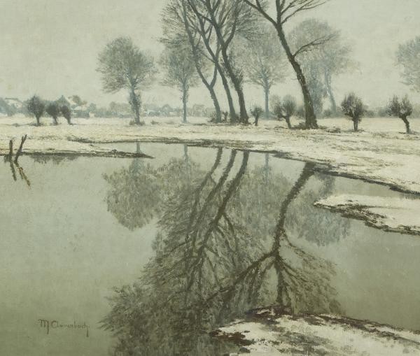 Clarenbach_Max, Winterlandschaft am Niederrhein © Dr. Axe-Stiftung Bonn Clarenbach_Max, Winterlandschaft am Niederrhein © Dr. Axe-Stiftung Bonn