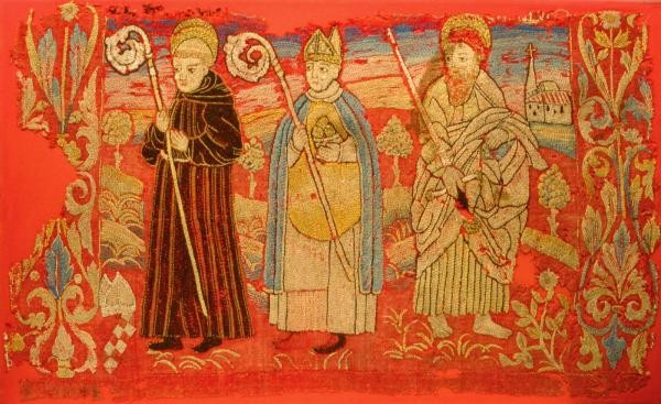 Hl. Bernhard, Nikolaus und Paulus, Unbekannter Künstler, Ende 15. Jhdt. © Rosgartenmuseum KN Hl. Bernhard, Nikolaus und Paulus, Unbekannter Künstler, Ende 15. Jhdt. © Rosgartenmuseum KN