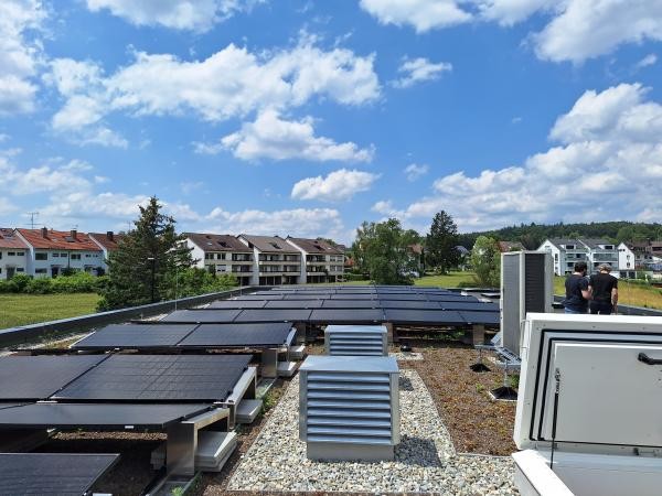 PV-Anlage auf einem Flachdach