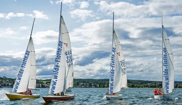 Gemeinsames Segeln auf dem Bodensee Gemeinsames Segeln auf dem Bodensee