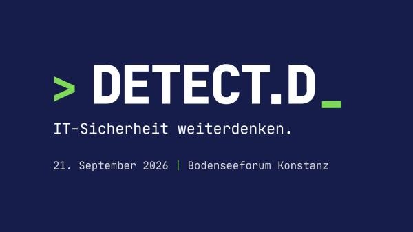 Ankündigung Veranstaltung DETECT.D