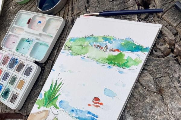 Aquarellkurs - Kreativ-Erlebnis mit Nadine Heidegger Aquarellkurs mit Nadine Heidegger