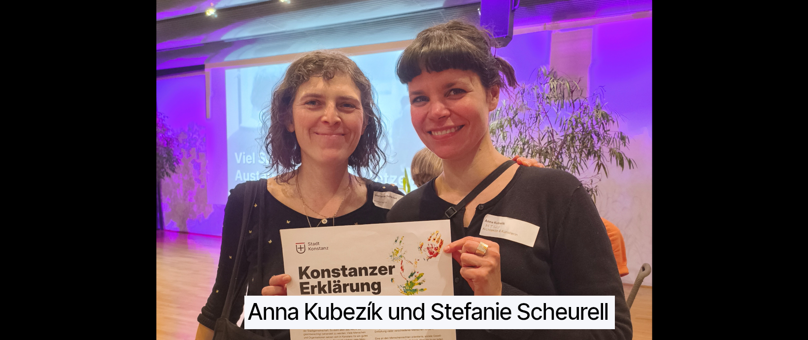 Anna Kubezik udn Stefanie Scheurell