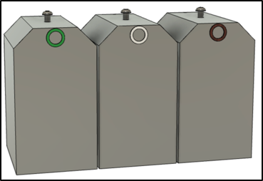 Skizze Altglascontainer