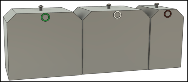 Skizze Altglascontainer