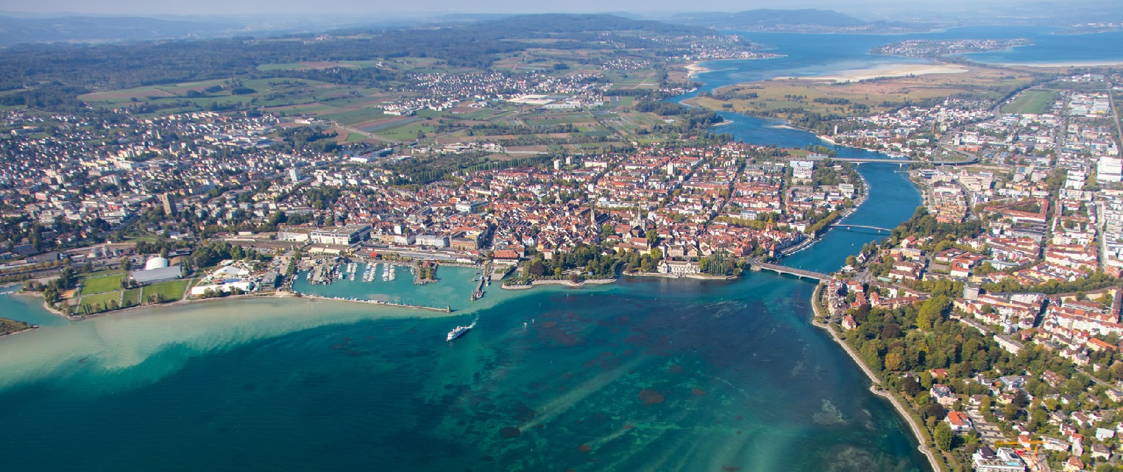 Luftbild von Konstanz