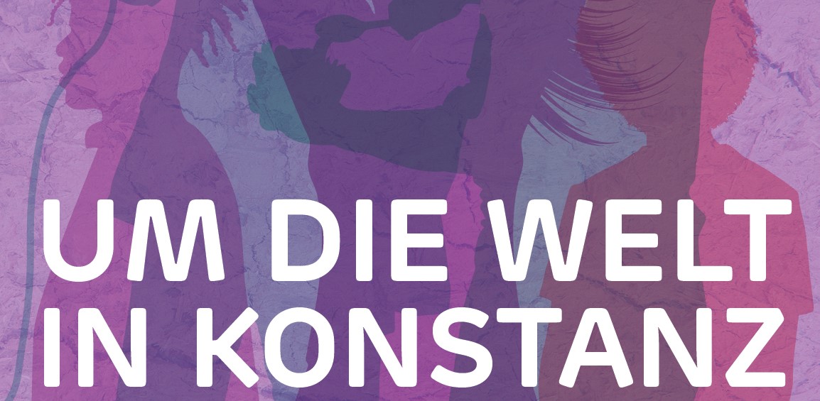 Zwei Radfahrer aus der Vogelperspektive auf Kopfsteinpflasterboden