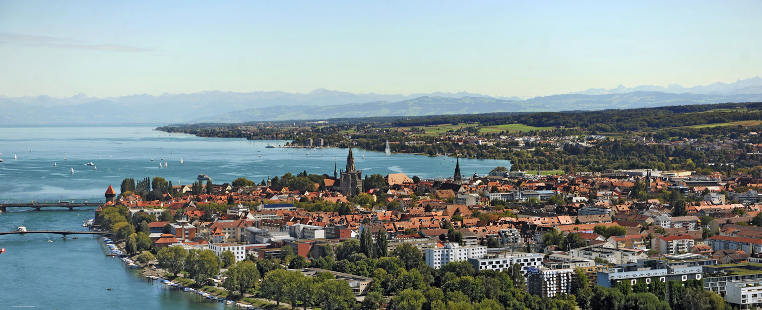 Bild: Hajo Dietz Luftaufnahme der Konstanzer Altstadt