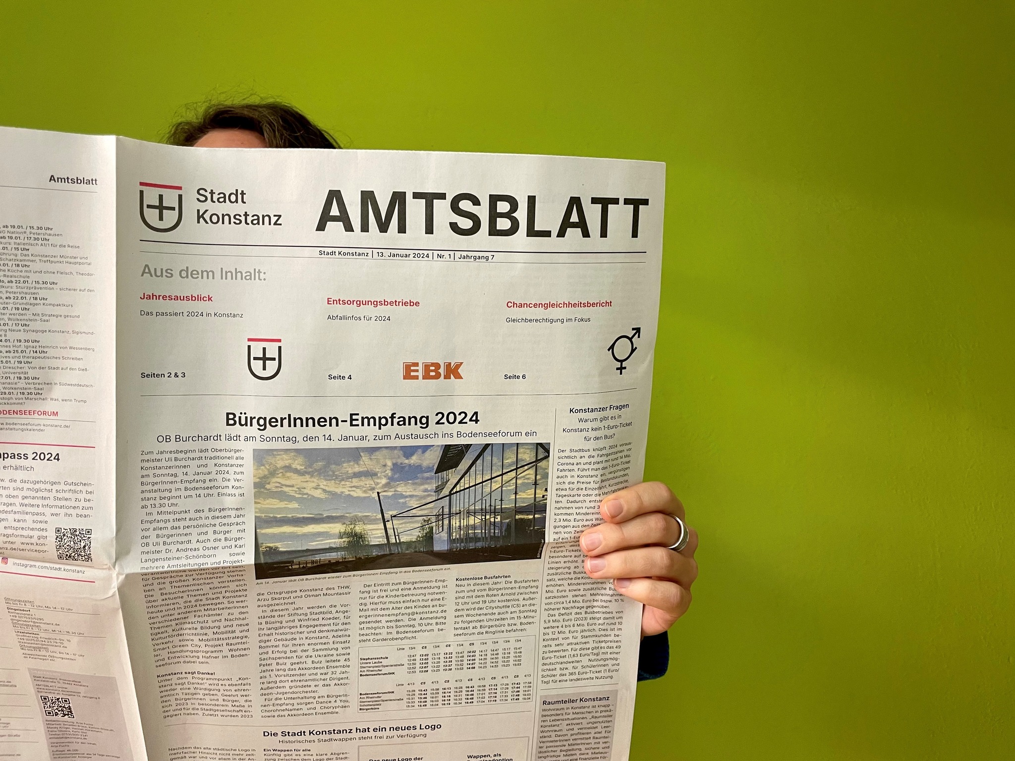 Amtsblatt Leser (Foto: Stadt Konstanz)