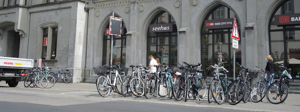Fahrradparken am Bahnhof (Foto: Stadt Konstanz)