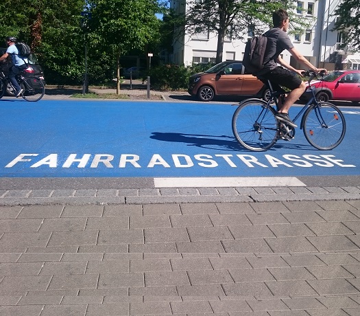 Fahrradstraße (Foto: Stadt Konstanz)