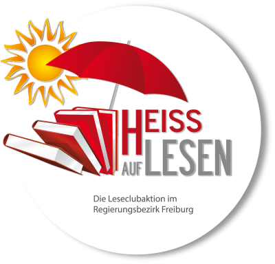 Logo von Heiß auf Lesen mit Sonne, Büchern, Sonnenschirm