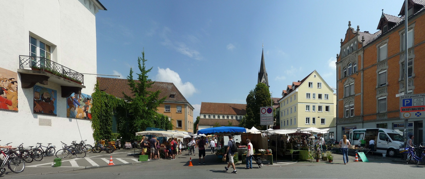 Wochenmarkt auf dem Stephansplatz