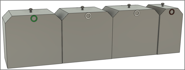 Skizze Altglascontainer