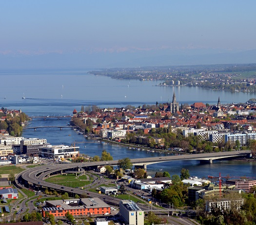 Luftaufnahme von Konstanz (Foto: Peter Allgaier)