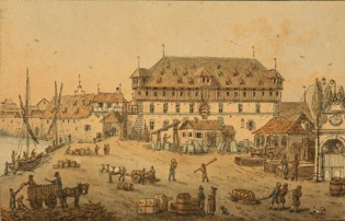 Konzil, Ansicht von Osten, um 1825, Nikolaus Hug © Rosgartenmuseum KN