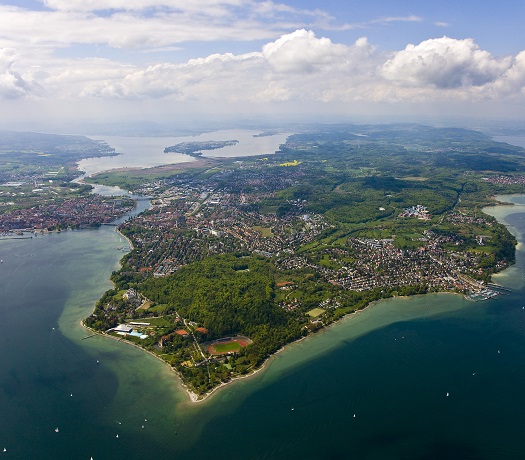 Luftaufnahme von Konstanz (Foto: Achim Mende)