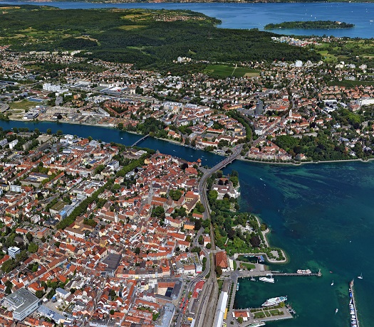Luftaufnahme von Konstanz (Foto: Hajo Dietz)