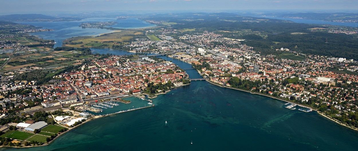 Konstanz (Foto: Peter Allgaier) Luftaufnahme von Konstanz (Foto: Peter Allgaier)